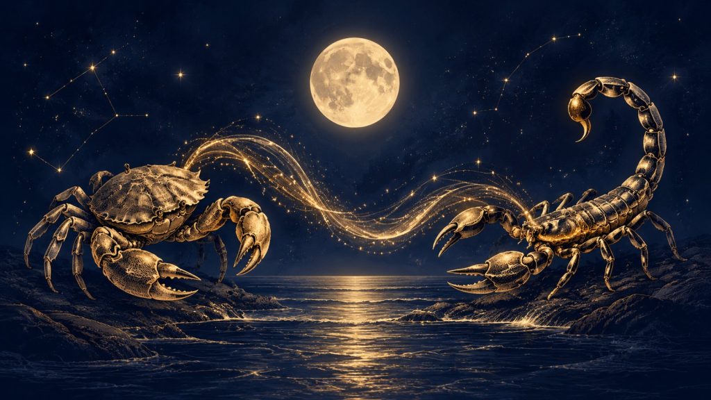 Совместимость: Рак и Скорпион