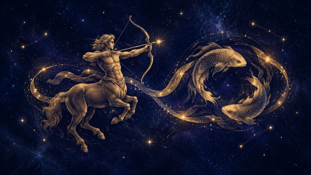 Совместимость: Стрелец и Рыбы